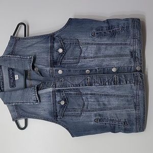 Maurices Denim Vest Size Medium